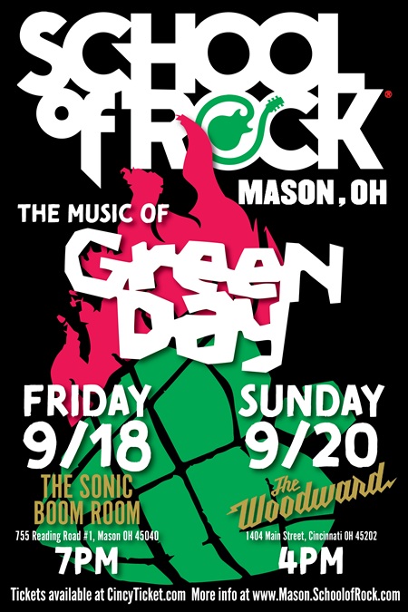 School of Rock Mason - Tribute to Green Day at The Woodward