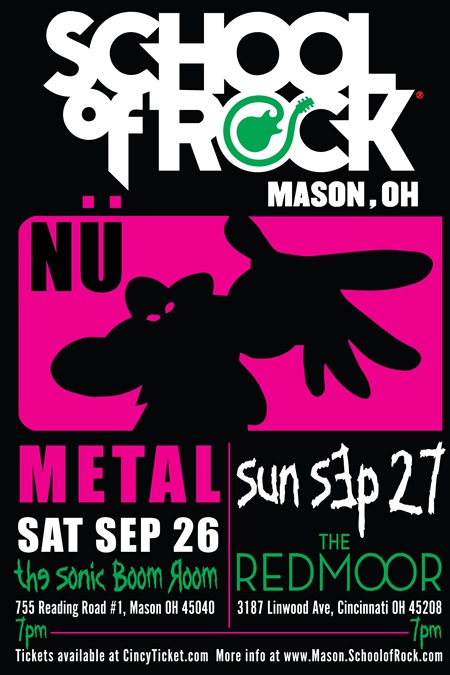 School of Rock Mason Nu Metal Show