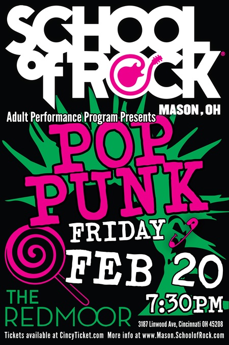 School of Rock Mason Adults perform Pop Punk