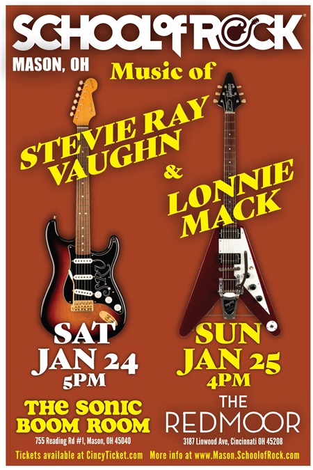 School of Rock Mason Tribute to Stevie Ray Vaughn and Lonnie Mack