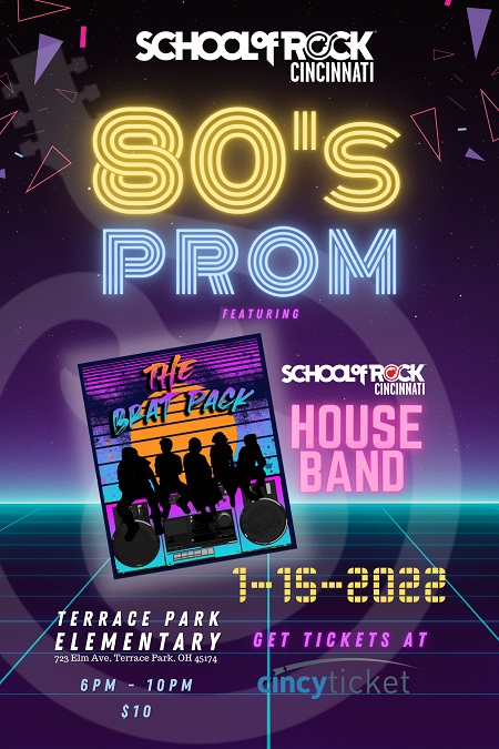 80s Prom w/ Brat Pack & SORCINCY House Band