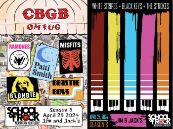 School Of Rock NKY presents White Stripes/Black Keys/The Strokes and CBGB