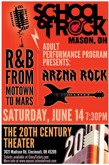 School of Rock Mason Adults: Arena Rock and R&B