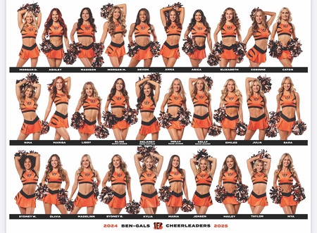 2025 Cincinnati Ben-Gals Cheerleading Auditions