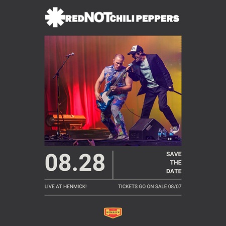 Red NOT Chili Peppers LIVE AT HENMICK!