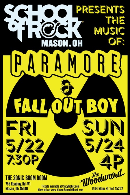 School of Rock Mason: Music of Paramore and Fall Out Boy at The Woodward