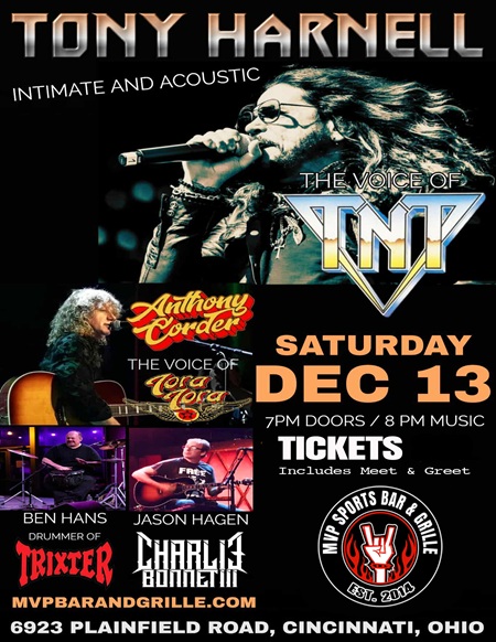 Tony Harnell & Anthony Corder LIVE